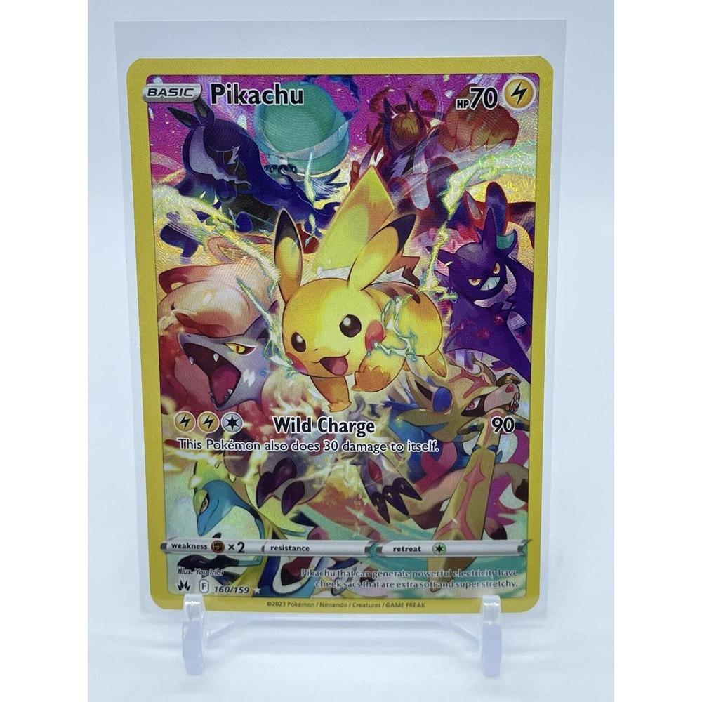 Pokémon TCG Pikachu Crown Zenith 160/159 Holo Secret Rare